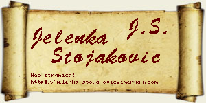 Jelenka Stojaković vizit kartica